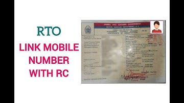 LINK MOBILE NUMBER WITH VEHICLE RC IN JAMMU AND KASHMIR / OTHER STATES