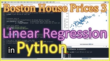 #Python | Boston House Prices 3 | #LinearRegression #ScikitLearn #MachineLearning #Pandas #Numpy