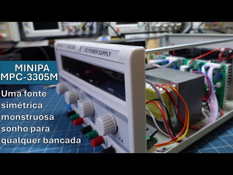 MINIPA MPC-3005 - Fonte simétrica gigantesca e MUITO PRECISA