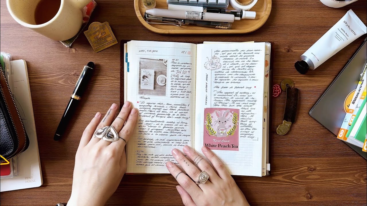 at my desk: journals, cafés & little joys | @Phomemo , TN, and Hobonichi