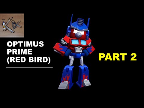 Making Optimus Prime from Angry Birds Transformers Game - Part 2 (Torso) | Krrish Kreationz