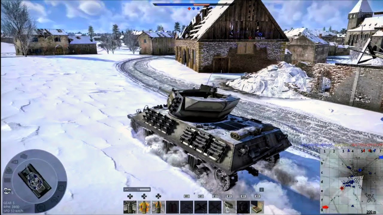 WAR THUNDER - TANK BATTLES (RANK 2) HIGHLIGHTS 6