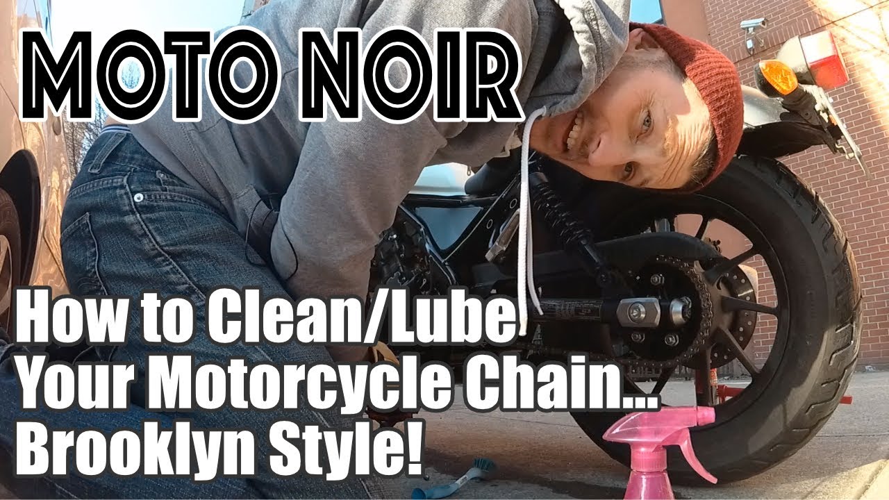 Honda Rebel Chain Maintenance...Brooklyn Style!! YouTube