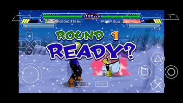 DRAGON BALL Z SHIN BUDOKAI ANOTHER ROAD ANDROID #18 VS MAJIN BUU PPSSPP GAMEPLAY