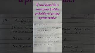 If an unbiased die is tossed, then find the probability of getting prime no, even no, multiples