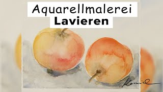 Alice-ART | Aquarell Kurs 2 für Anfänger | Farbverlauf | Lavieren und Lasieren | watercolor