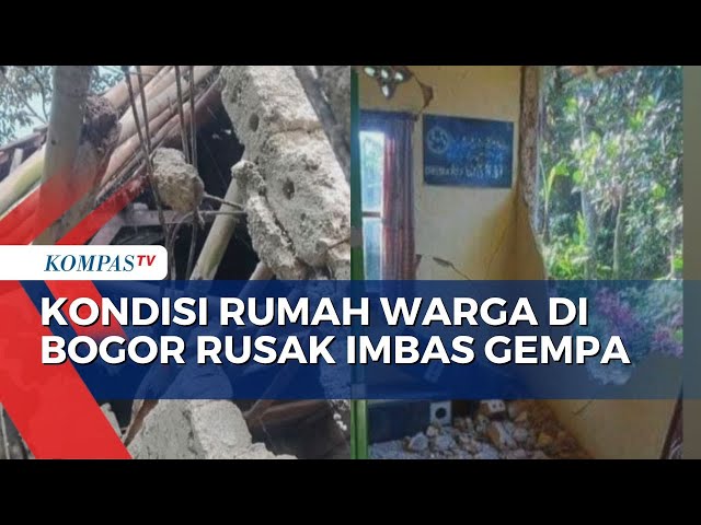 Gempa M 4,6 di Sukabumi Terasa hingga ke Bogor, 65 Rumah Warga Rusak! class=