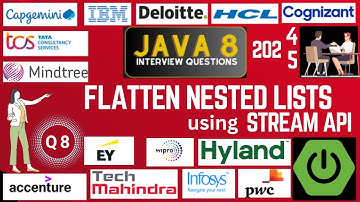 Java 8 Stream API Interview Questions: Flatten Nested Lists Using Stream API in Java 8