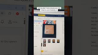 Sıfır Satıcıları Kınıyorum Neden Çöpten Çıkartıp Yolluyorsunuz D Şlemci I