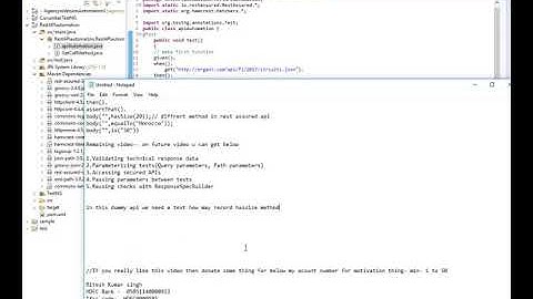 Part 3 - Rest Web Servicees API Automation Framework Ritesh AutomationLabs