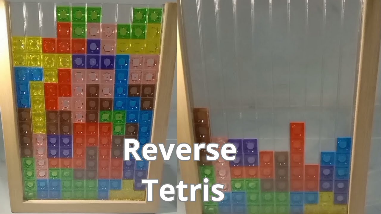Reverse video Tetris Game Puzzle Blocks - YouTube