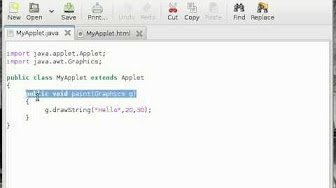 Java Applet Tutorial - YouTube