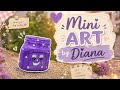 Cute mini jar easy idea 💜