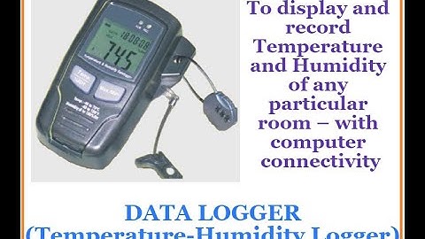 DATA LOGGER (Temperature – Humidity Logger)| Q-Test | Amith Garment Services