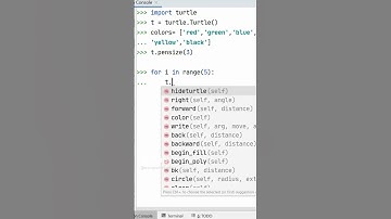 Make star in python Turtle