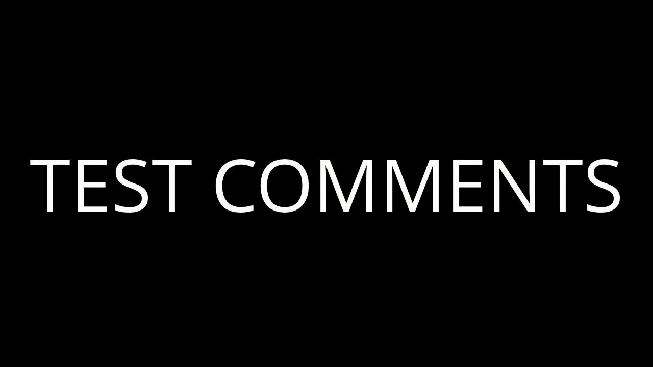 video comments only visible to yourself (ghosted) -- test here