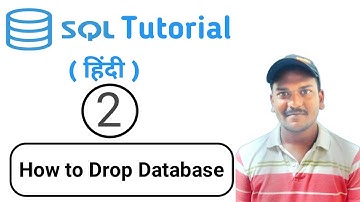 How to drop (delete) database | SQL tutorial in hindi