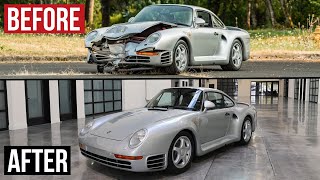 The Infamously Wrecked Porsche 959, Restored to Perfection From Zero To Hero (+ CSF Garage Tour)