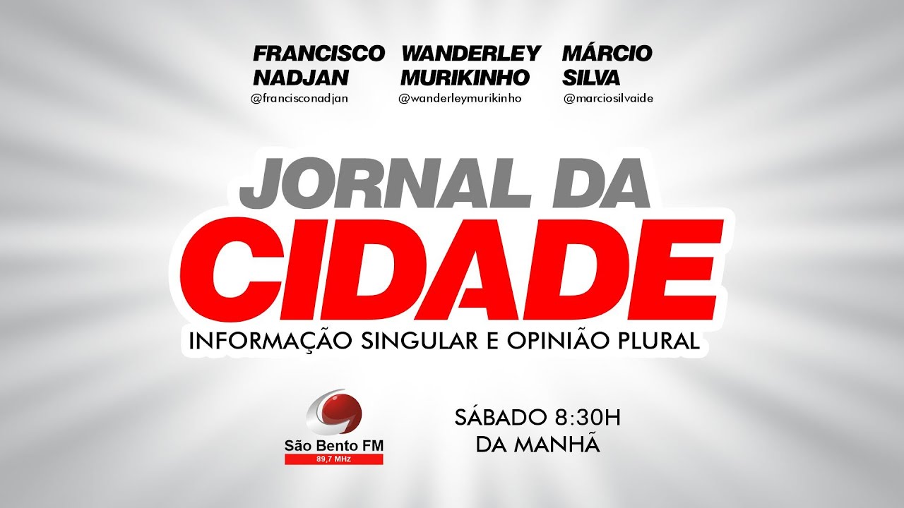 JORNAL DA CIDADE - SÃO BENTO FM 89.7 - 27.05.23