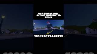 Roblox Id Alone- Mashmallow #remix #roblox #robloxedit #edit #2025 #boombox #robloxshorts #fyp