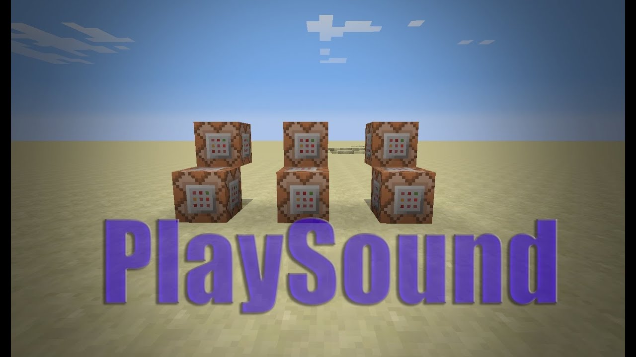 How To Use Playsound Command In Minecraft Youtube