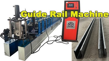 Shutter door side guide rail roll forming machine | Shutter door slide rail form machine in America