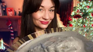 ASMR crunch of clay/ глина Уральская желтая в Голубой Узбекской💥❤️🔥🎄#asmr #asmrsounds #crunchy
