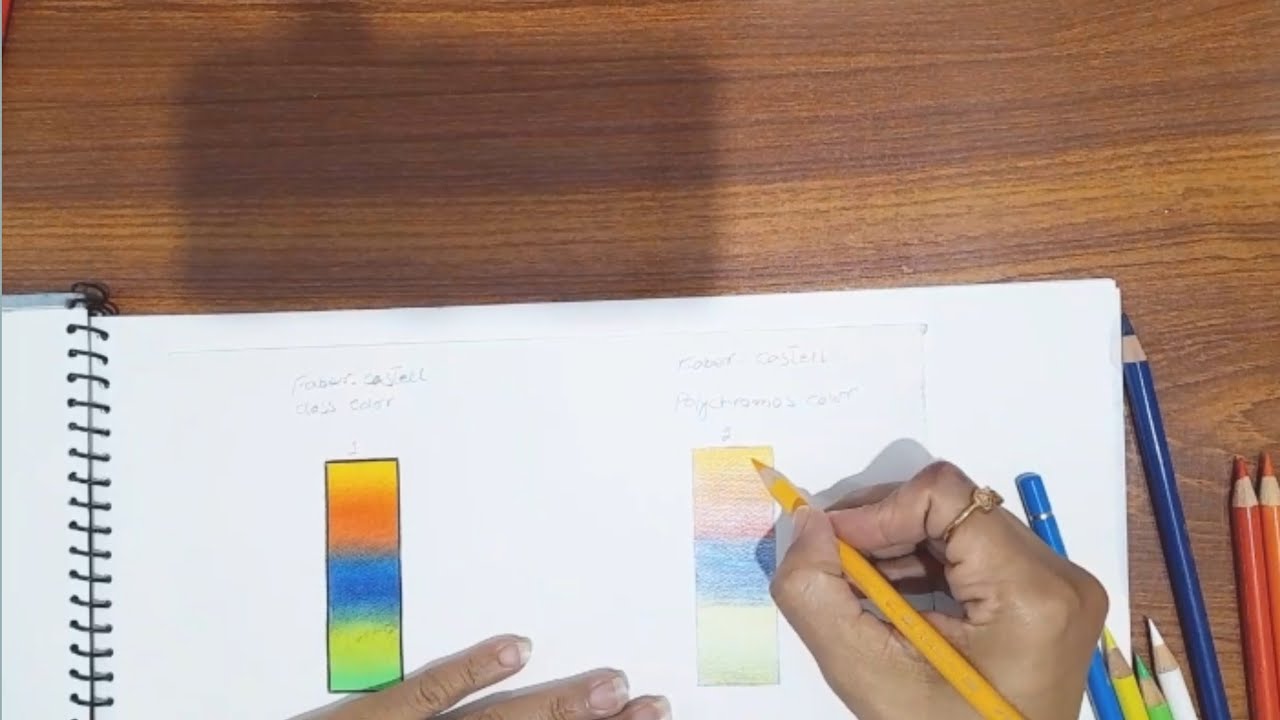Blend Colouring Pencils Faber Castell Classic vs. Polychromos #colors # ...
