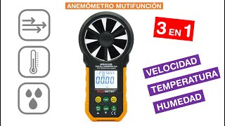 Anemometro Digital Higrometro Termometro Peakmeter PM6252B