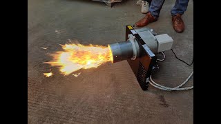 Riello Diesel Burner installation step video