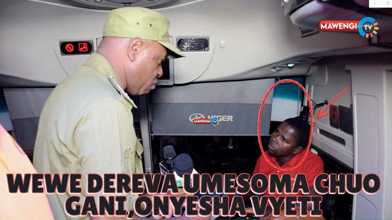 DEREVA HUYU WA BASI YAMKUTA MAZITO MBELE YA KAMANDA MKUU WA KIKOSI CHA USALAMA BARABARANI.