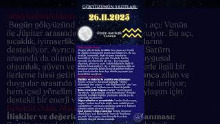 26.11.2025 Günlük Astrolojik Yorumu
