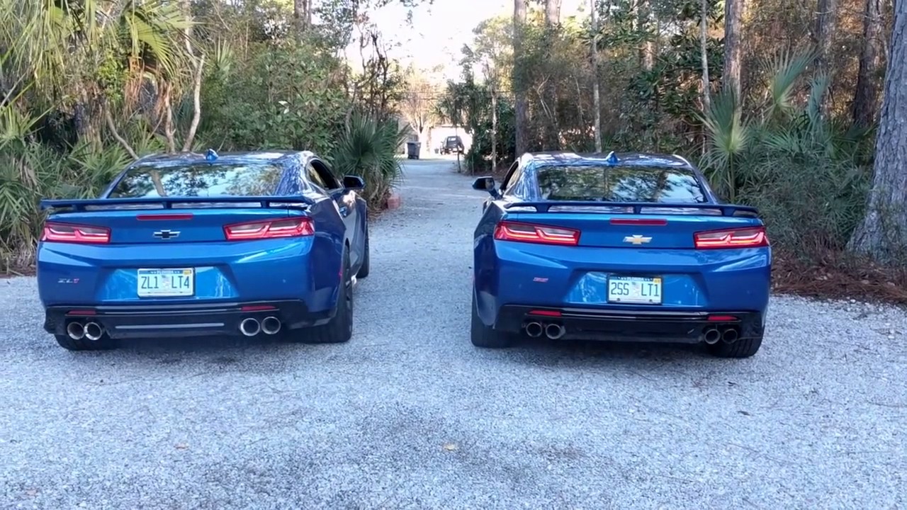 2016 SS vs 2017 ZL1 rev off YouTube