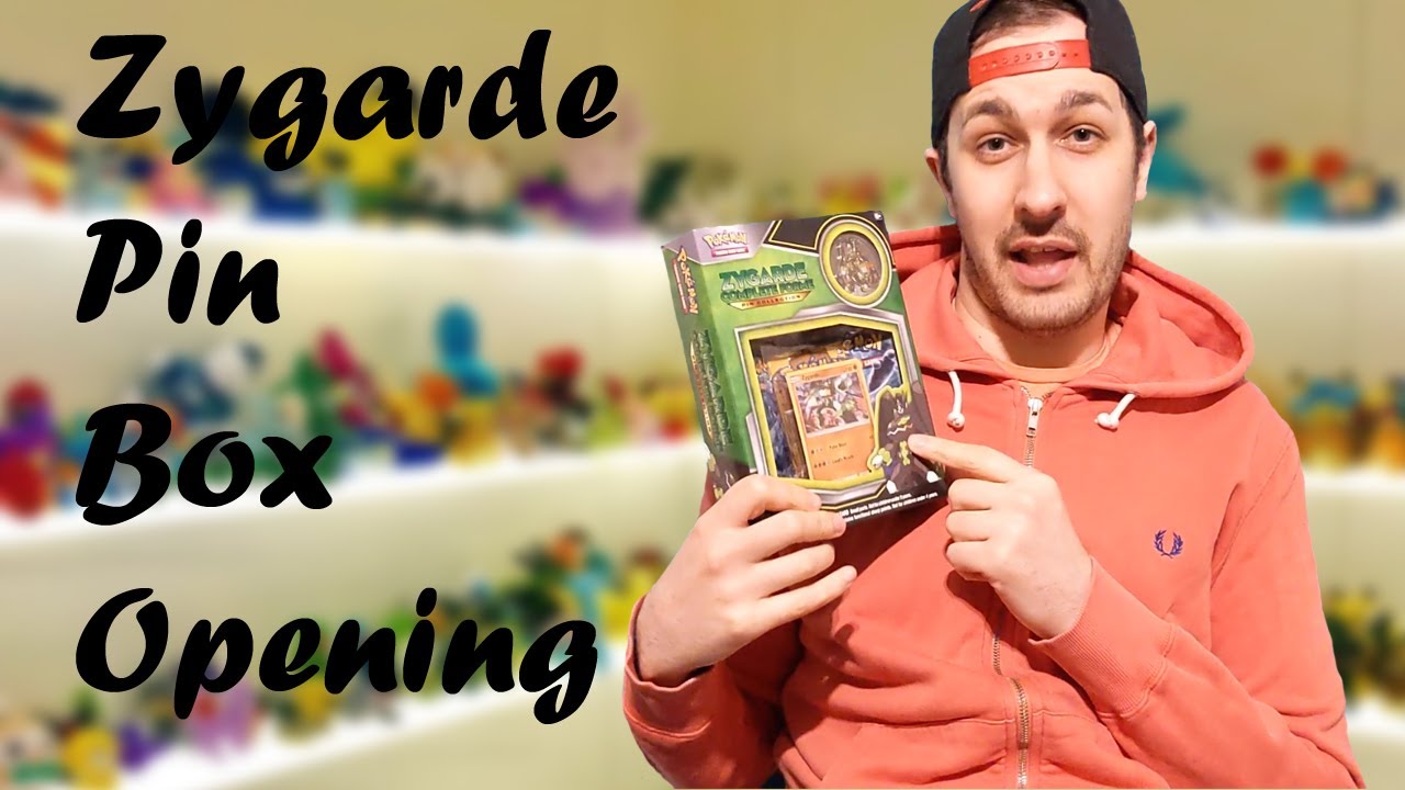 Zygarde Pin Collection Box Opening