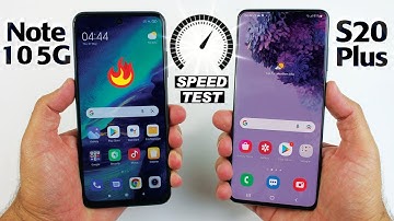 Redmi Note 10 5G vs Samsung Galaxy S20 Plus - Speed Test & Rendering Test!