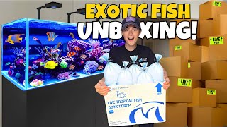 UNBOXING $15,000 worth of SALTWATER FISH (INSANE)