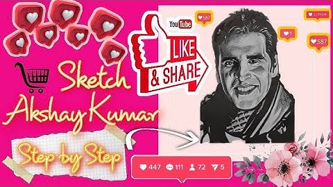 #top#drawing#rupalartist Drawing Akshay kumar/Realistic Sketch of Akshay  @rupalart193 @yrf