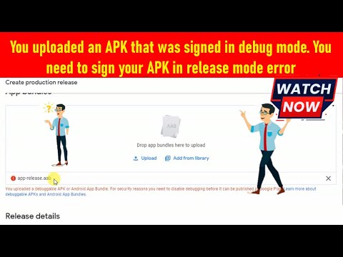 Aab uploading Error in playstore  || App uploading Error Solution Latest Sdk