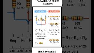 Parallel vs Series Resistor 🔥 Easy Explanation #Shorts #Electronics #Engineering