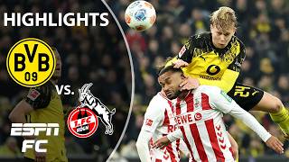 STOPPAGE-TIME WINNER 😱 Borussia Dortmund vs. FC Cologne | Bundesliga Highlights | ESPN FC