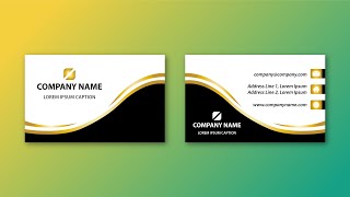 How to Create Business Card or Visiting Card in Adobe Illustrator - Hindi Tutorial