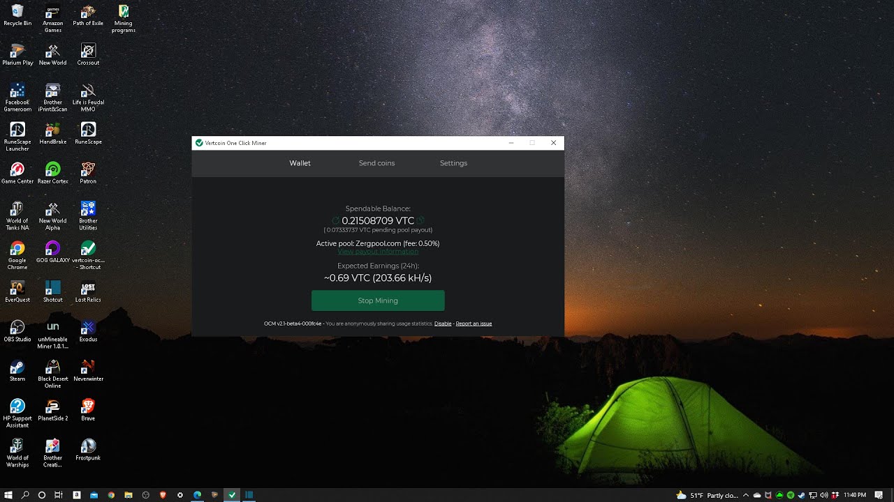 How to Download and Update the Vertcoin One Click Miner