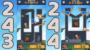 How to Loot 2 - Hero Rescue & Pin Pull Level 243 & 244