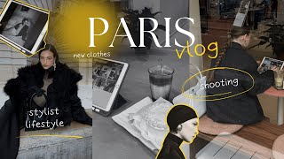 PARIS VLOG | fashion stylist lifestyle, uni project,shooting, unpacking