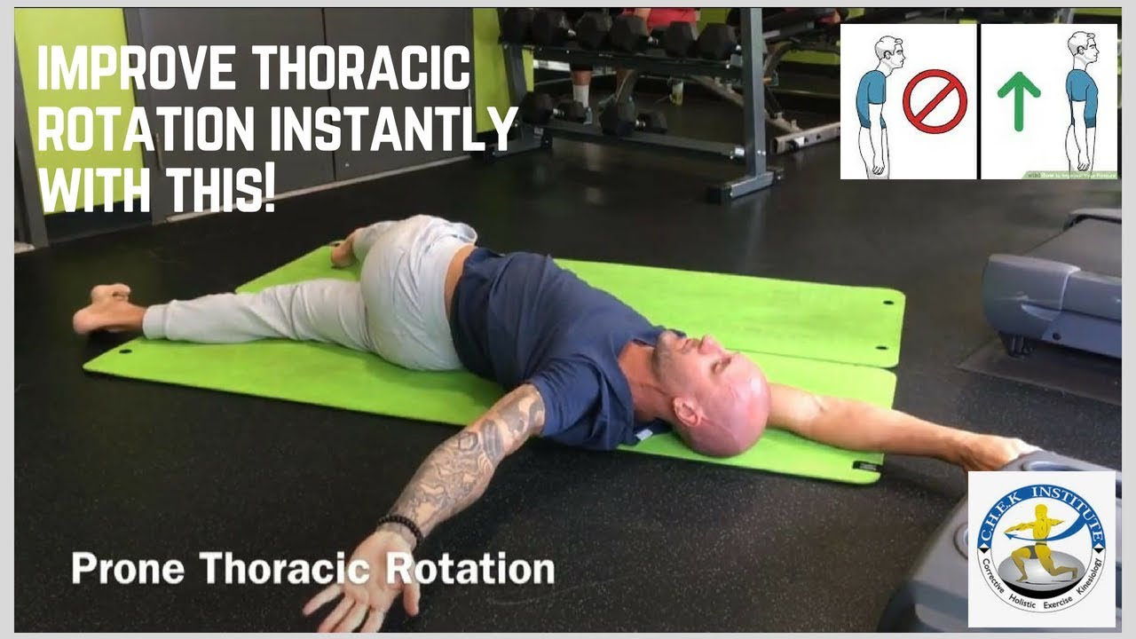 The Most Effective Thoracic Mobilisation - CHEK Training. - YouTube