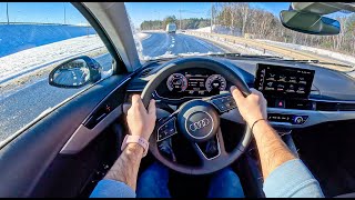 2023 Audi A4 B9 2.0 35 Tfsi 150Hp 0-100 Pov Test Drive Joe Black