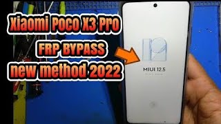 NEW Xiaomi Poco X3 Pro Miui 12.5 Google Account Unlock FRP Bypass Without Pc