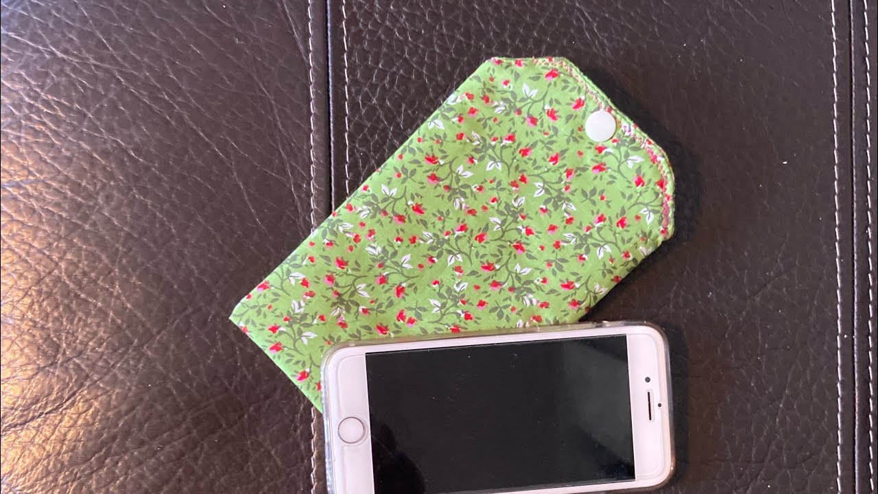 Tuto Etui/Pochette à Téléphone~Couture Stefellya - YouTube