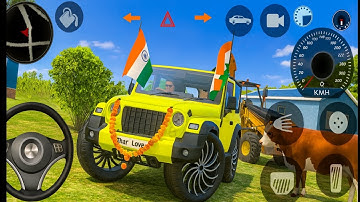 Modified Mahindra Thar Car Games: Indian Cars (Gadi Wala Game) - Car Game Android Gameplay 2025