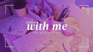 study with me 📚 | 45 min focus session | pre-med student 